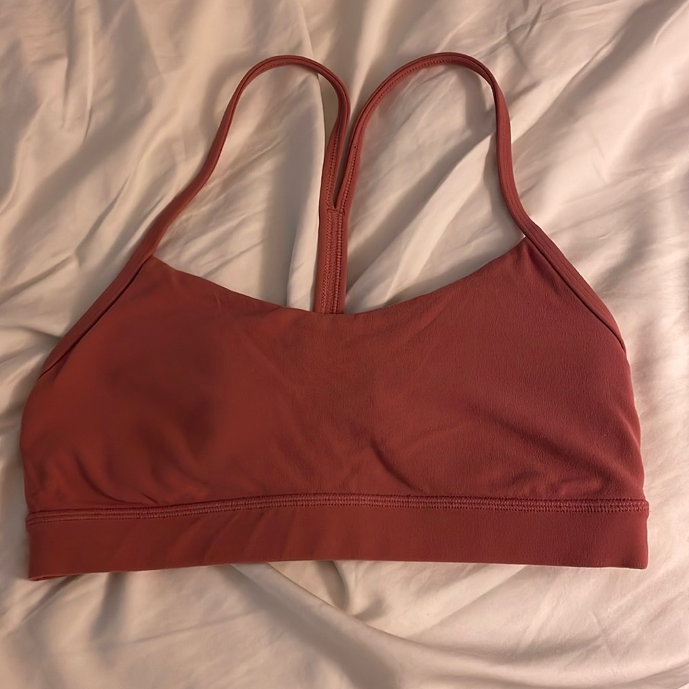 Lululemon Pink Flow Y Bra